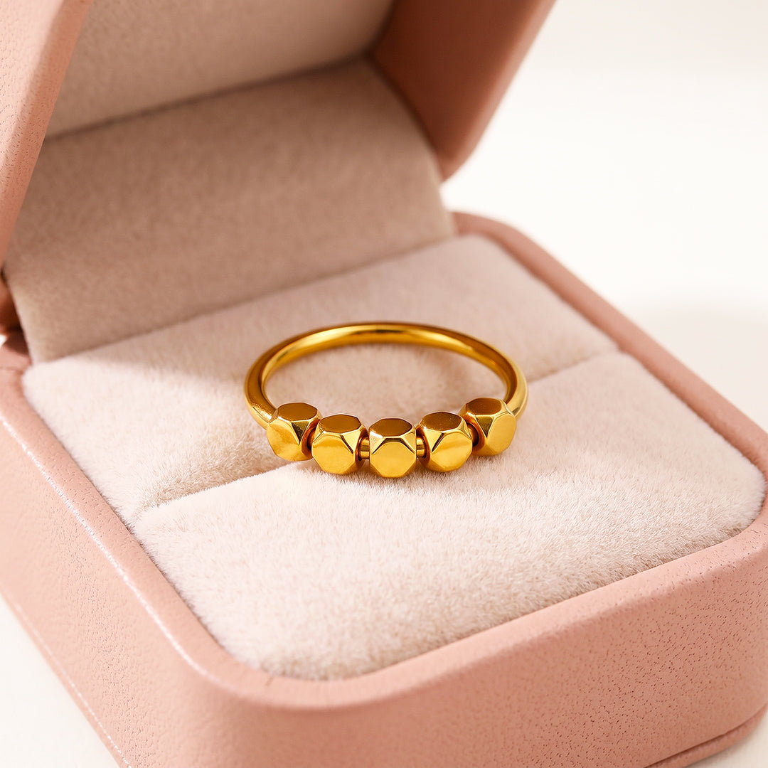Geometric Disc Band Ring | Luxe2089