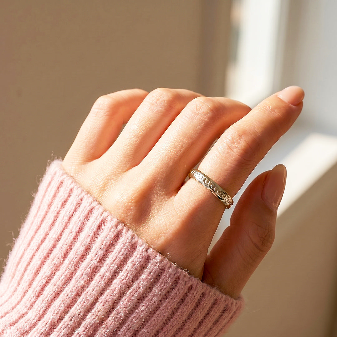 Milgrain Edge Band Ring | Luxe2092