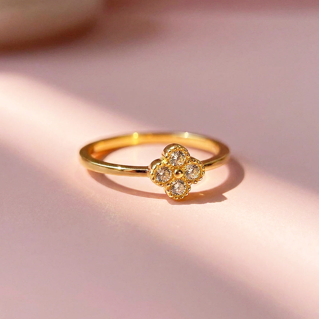 Clover Cluster Ring | Gold | Luxe2098