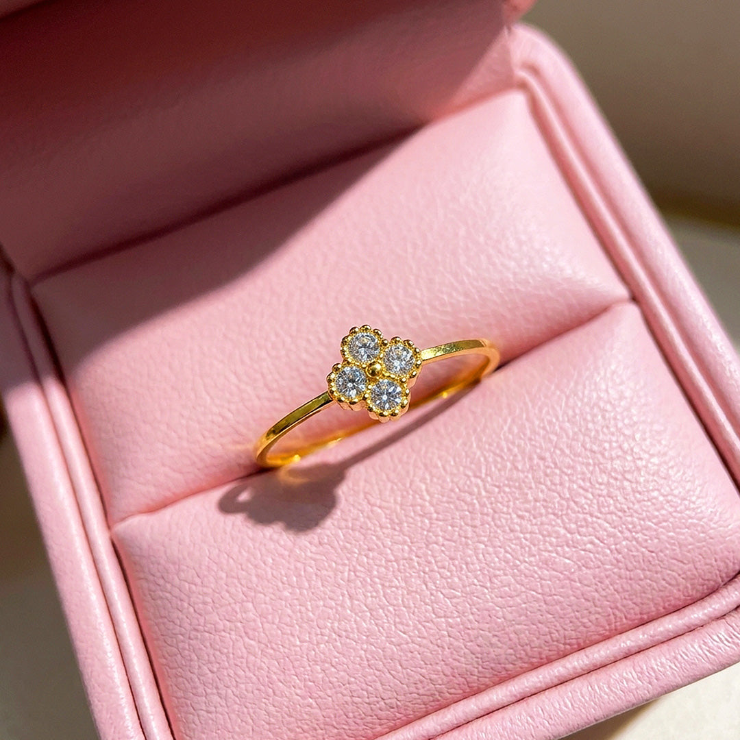 Clover Cluster Ring | Gold | Luxe2098