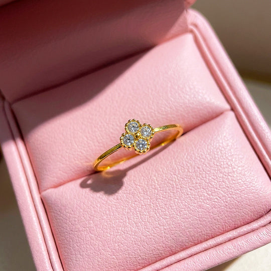 Clover Cluster Ring | Gold | Luxe2098