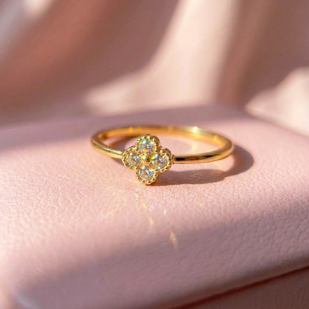 Clover Cluster Ring | Gold | Luxe2098