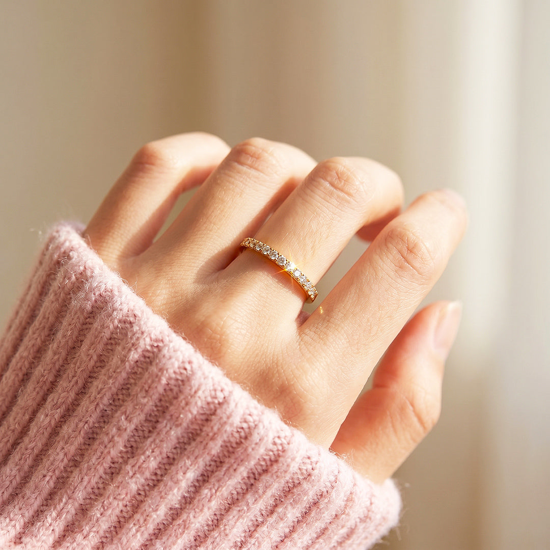 Eternity Diamond Simulant Ring | Luxe2101