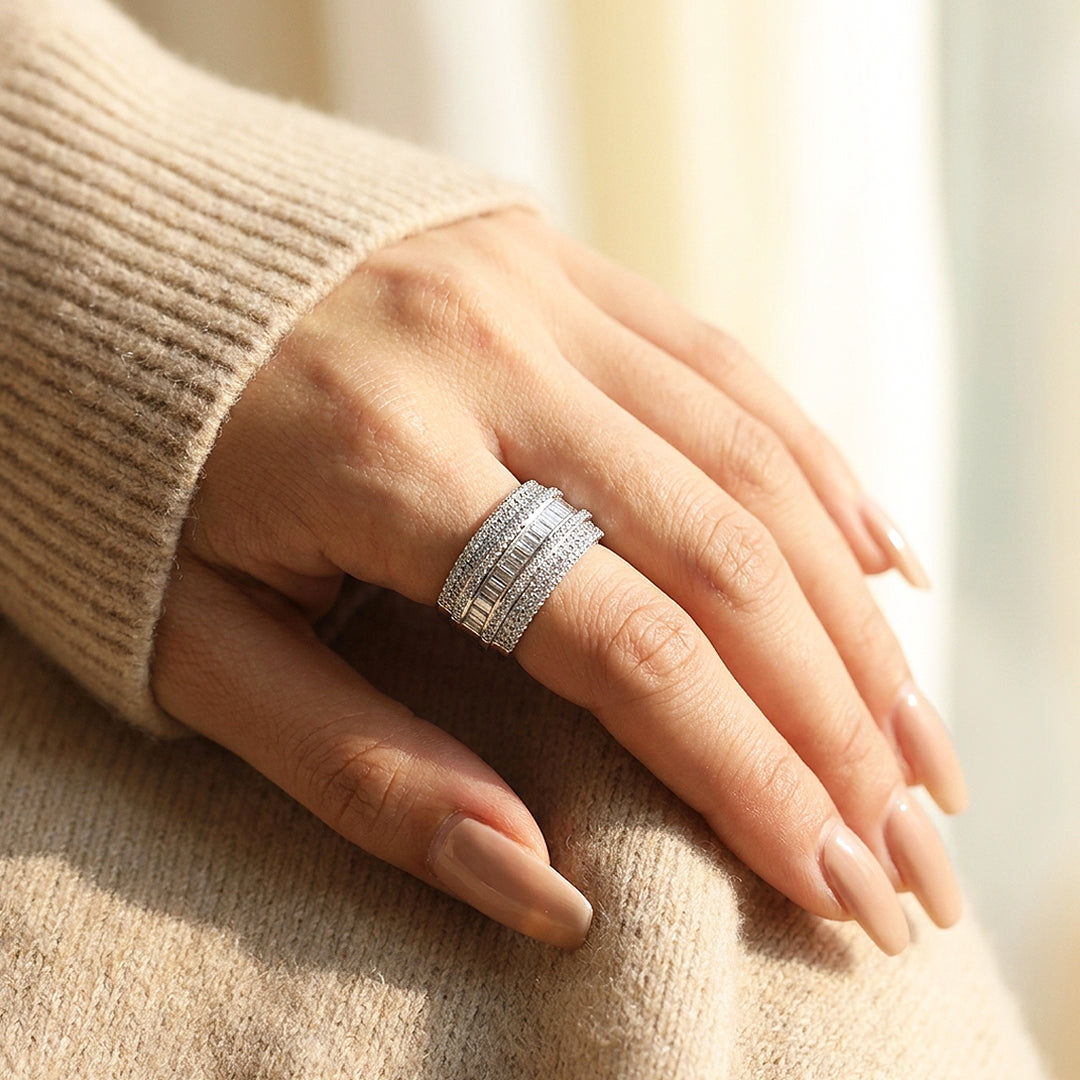 Aethelgard Multi-Row Pavé Channel | Women&