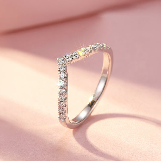 Aura Wishbone Pavé | Women&