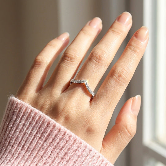 Aura Wishbone Pavé | Women&