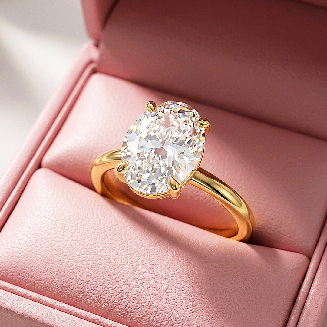 Oval Solitaire Four-Prong | Women&