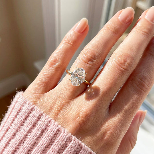 Oval Solitaire Four-Prong | Women&