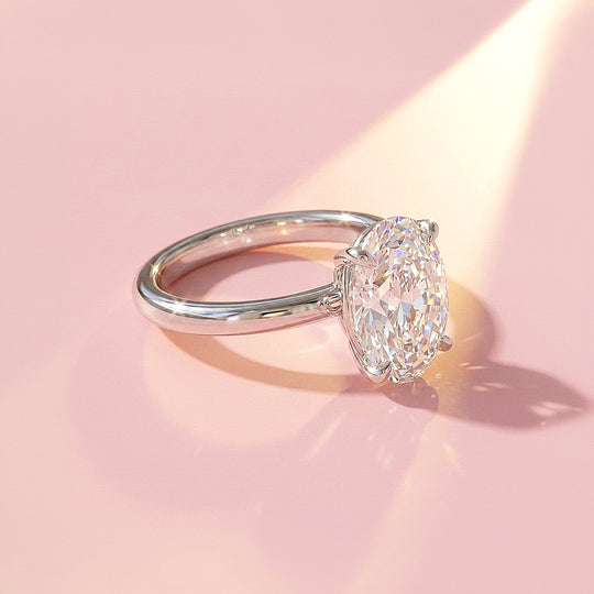 Oval Solitaire Four-Prong | Women&