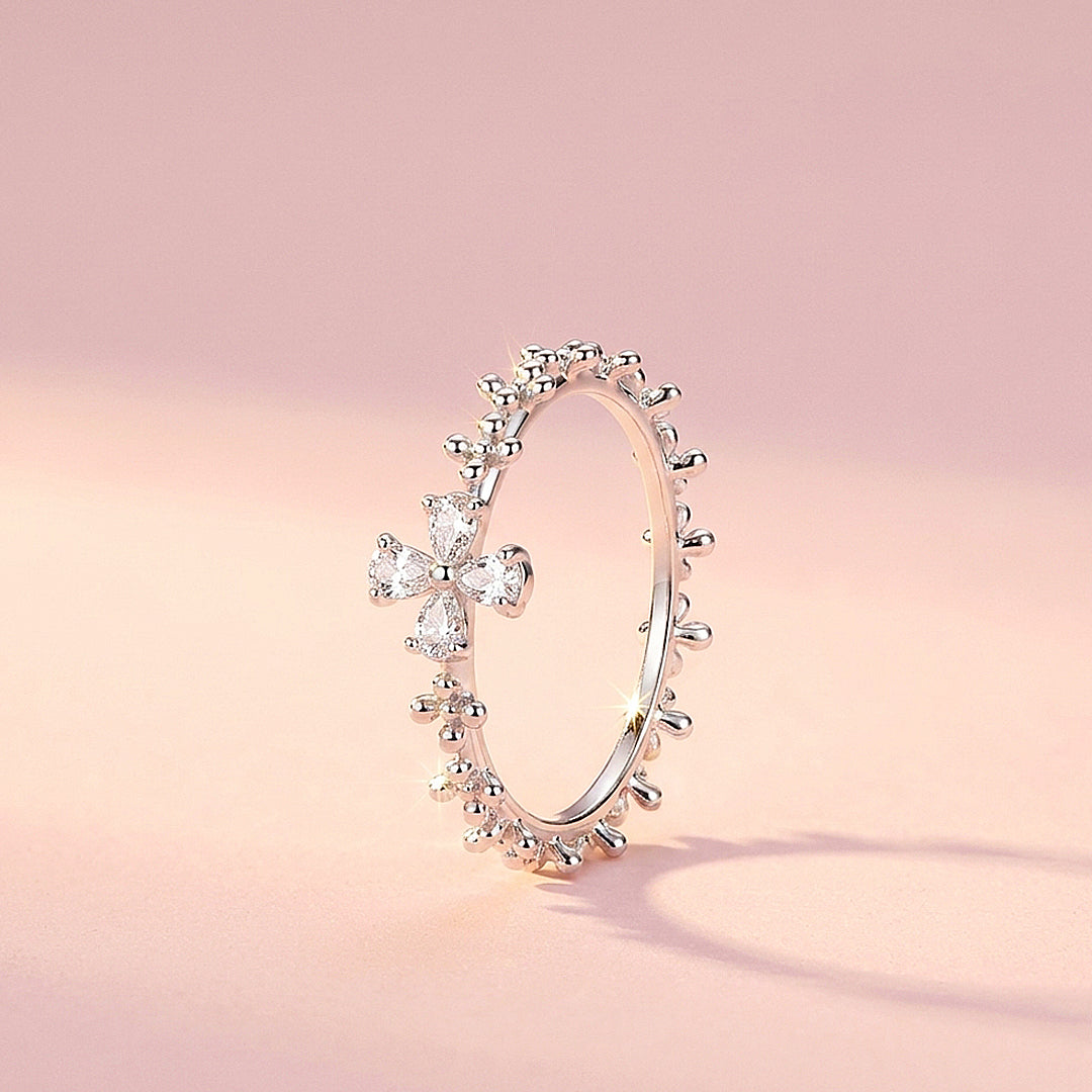 Cross Motif Beaded Stacking Band | Women&