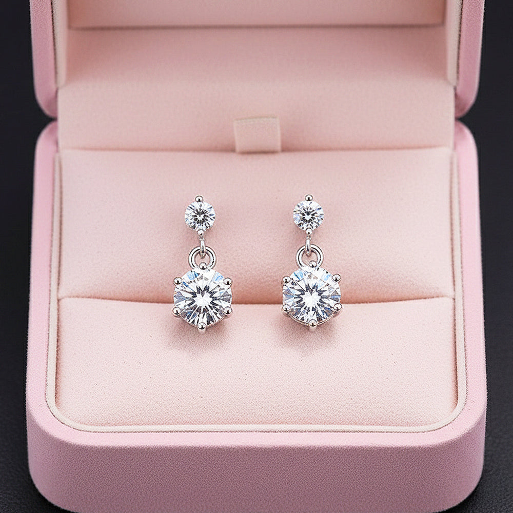 Celestial Asymmetric Drop Earrings | Gold | Luxe3636 - Luxe Earrings | Singapore Jewellery, Wedding Rings & Gifts | Same Day Delivery | Tiara.com.sg
