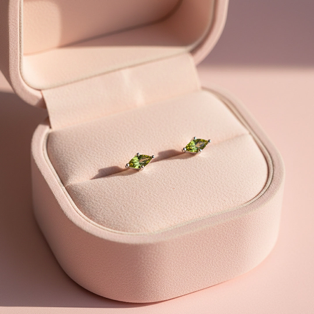 Marquise Stud Earrings | White Gold | Luxe3655 - Luxe Earrings | Singapore Jewellery, Wedding Rings &amp; Gifts | Same Day Delivery | Tiara.com.sg