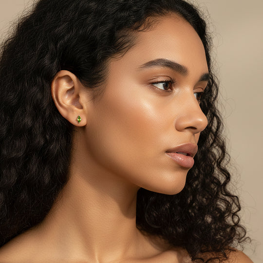 Marquise Stud Earrings | White Gold | Luxe3655 - Luxe Earrings | Singapore Jewellery, Wedding Rings &amp; Gifts | Same Day Delivery | Tiara.com.sg