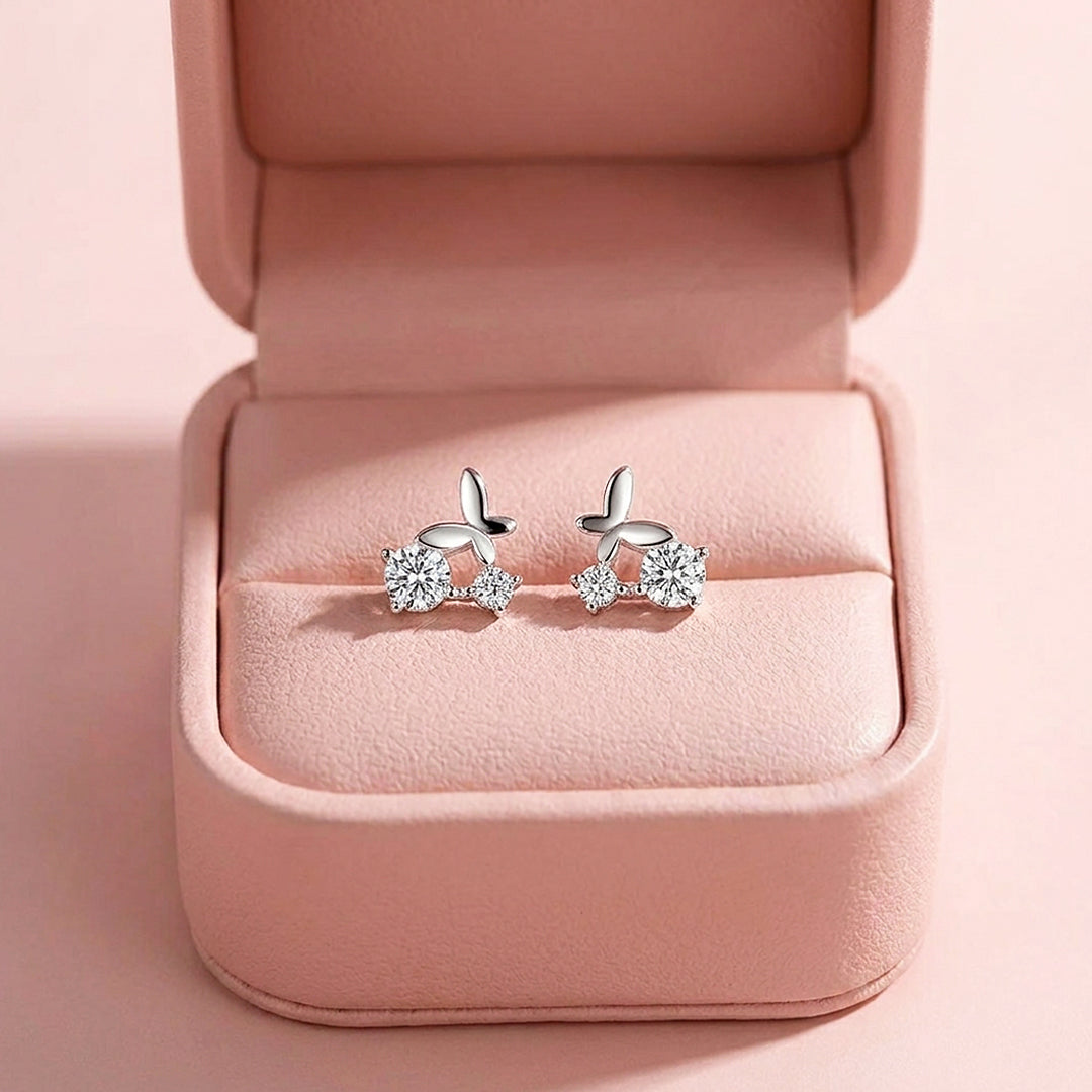 Butterfly Cluster Stud Earrings | Luxe3689