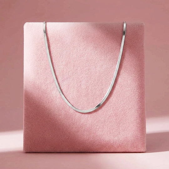 Snake Chain Necklace | Gold &amp; Silver | Luxe4491 - Luxe Necklace | Singapore Jewellery, Wedding Rings &amp; Gifts | Same Day Delivery | Tiara.com.sg