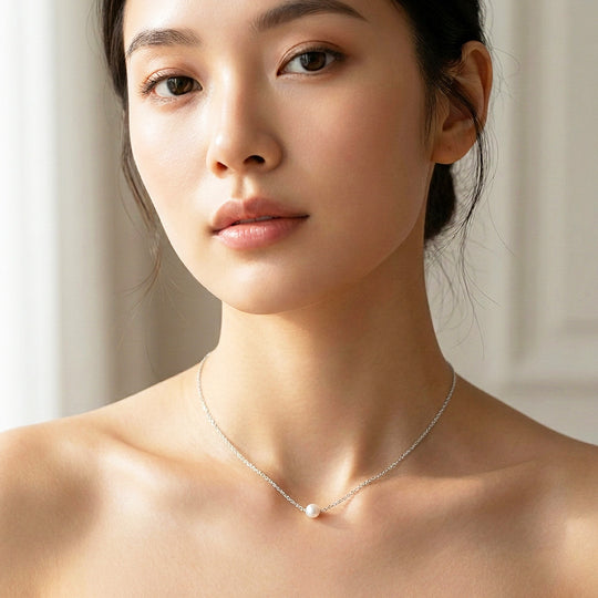 Pearl Cable Chain Necklace | Luxe4562
