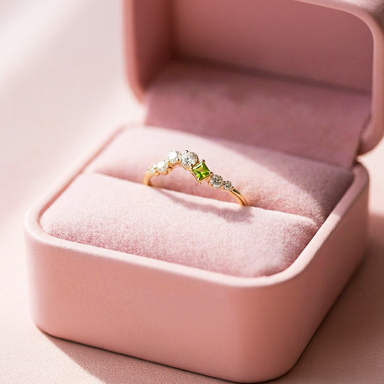 18K Gold Finish Wishbone Ring - Luxe5158 - Rings | Singapore Jewellery, Wedding Rings &amp; Gifts | Same Day Delivery | Tiara.com.sg