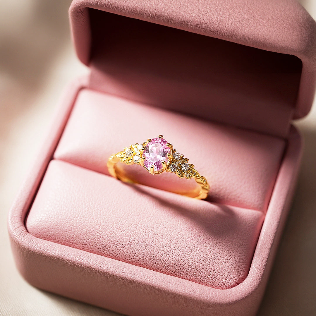 Engagement Ring | Purple Diamond Simulant | Luxe5183 - Rings | Singapore Jewellery, Wedding Rings &amp; Gifts | Same Day Delivery | Tiara.com.sg