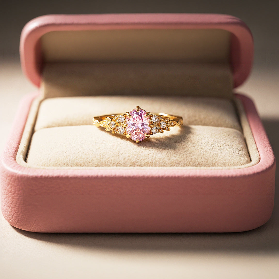 Engagement Ring | Purple Diamond Simulant | Luxe5183 - Rings | Singapore Jewellery, Wedding Rings &amp; Gifts | Same Day Delivery | Tiara.com.sg