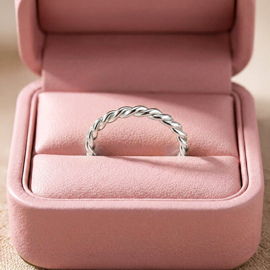 Twisted Rope Band Ring | 925 Sterling Silver | Prm5033