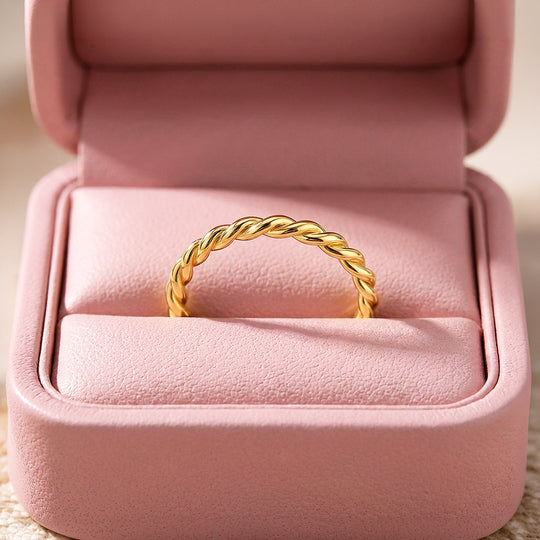 Twisted Rope Band Ring | 925 Sterling Silver | Prm5033