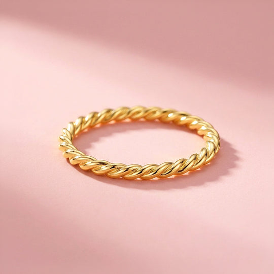 Twisted Rope Band Ring | 925 Sterling Silver | Prm5033