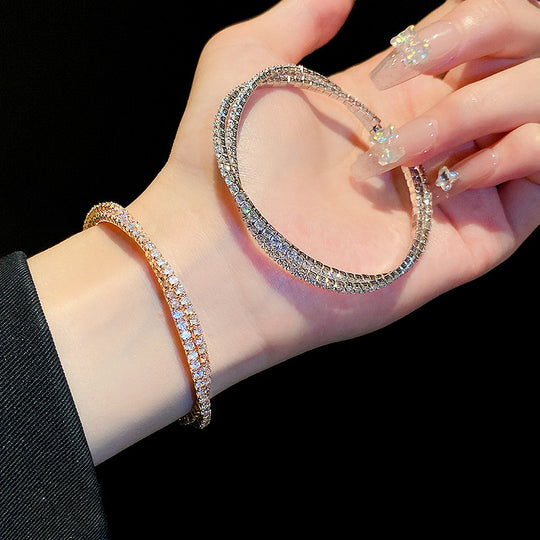Asymmetrical Ring Cuff | Adjustable | High-Brilliance Diamond Simulant | Luxe6317 - bangle | Singapore Jewellery, Wedding Rings &amp; Gifts | Same Day Delivery | Tiara.com.sg