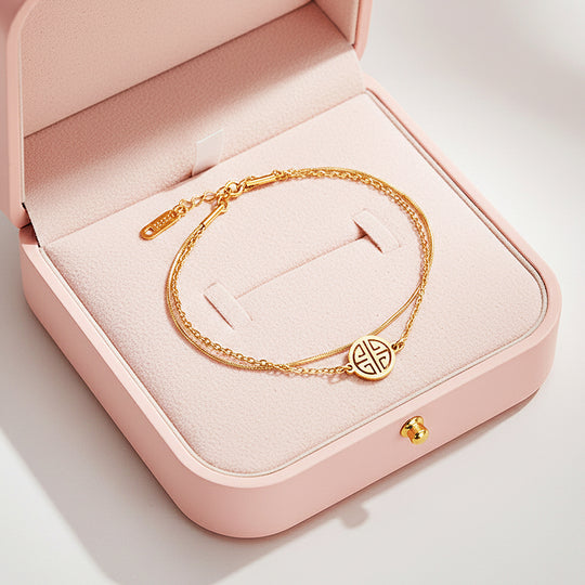 Fortune Fu Bracelet | Diamond Simulant | Luxe6349 - bangle | Singapore Jewellery, Wedding Rings &amp; Gifts | Same Day Delivery | Tiara.com.sg