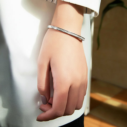 Full Eternity Bangle | High-Brilliance Diamond Simulant | Luxe6434 - bangle | Singapore Jewellery, Wedding Rings &amp; Gifts | Same Day Delivery | Tiara.com.sg