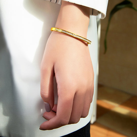 Full Eternity Bangle | High-Brilliance Diamond Simulant | Luxe6434 - bangle | Singapore Jewellery, Wedding Rings &amp; Gifts | Same Day Delivery | Tiara.com.sg