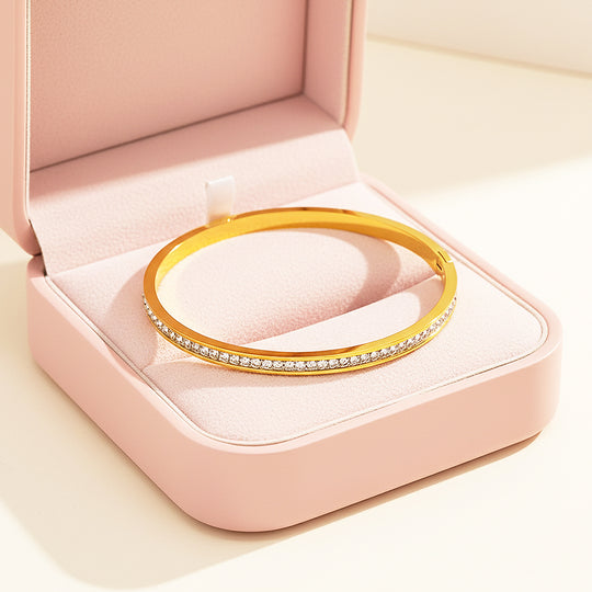 Full Eternity Bangle | High-Brilliance Diamond Simulant | Luxe6434 - bangle | Singapore Jewellery, Wedding Rings &amp; Gifts | Same Day Delivery | Tiara.com.sg