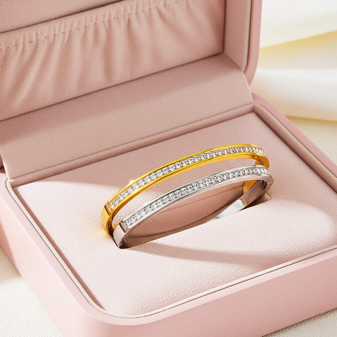 Full Eternity Bangle | High-Brilliance Diamond Simulant | Luxe6434 - bangle | Singapore Jewellery, Wedding Rings &amp; Gifts | Same Day Delivery | Tiara.com.sg