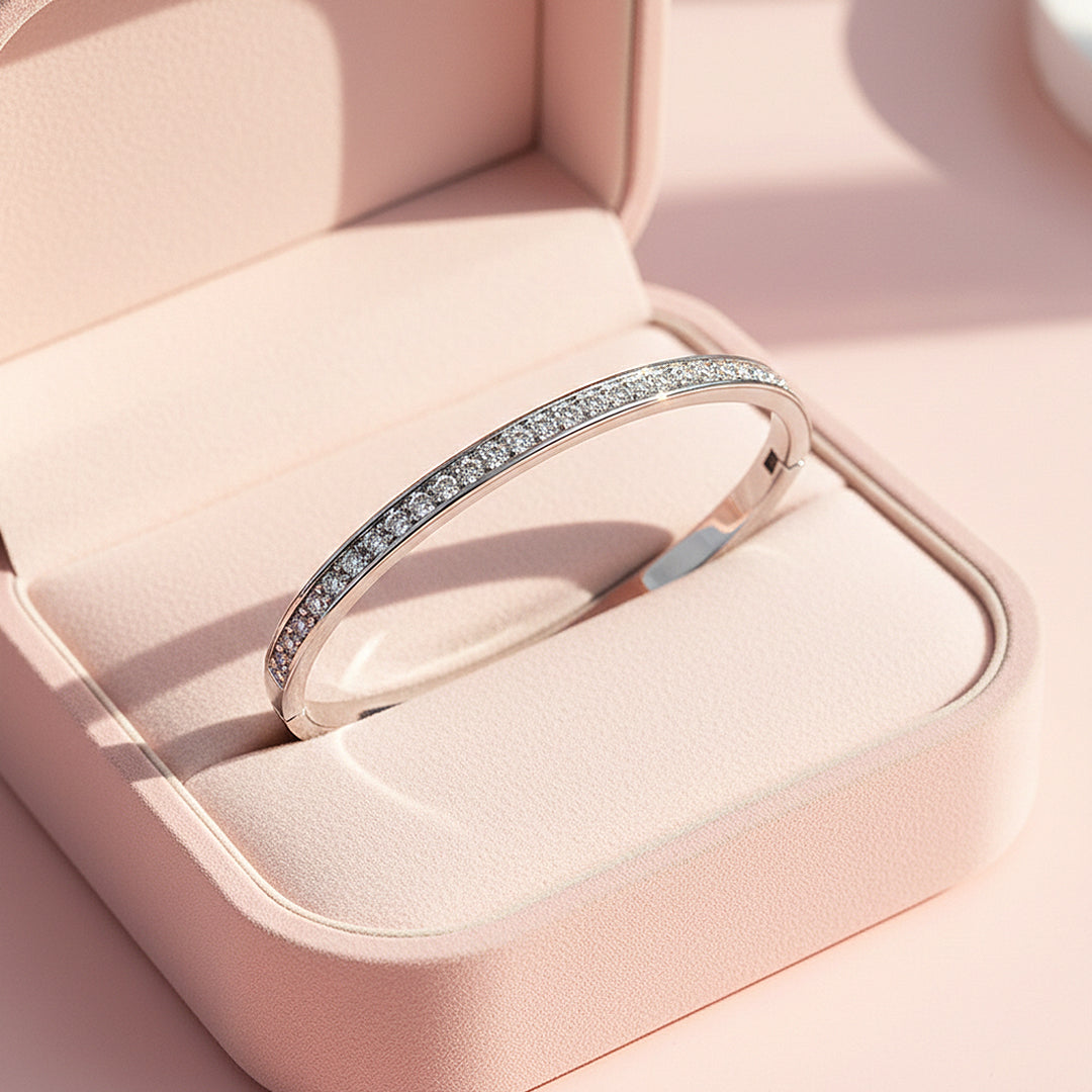 Full Eternity Bangle | High-Brilliance Diamond Simulant | Luxe6434 - bangle | Singapore Jewellery, Wedding Rings &amp; Gifts | Same Day Delivery | Tiara.com.sg