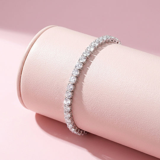 Classic Round-Cut Tennis Bracelet | Women&