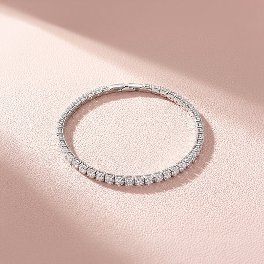Classic Round-Cut Tennis Bracelet | Women&