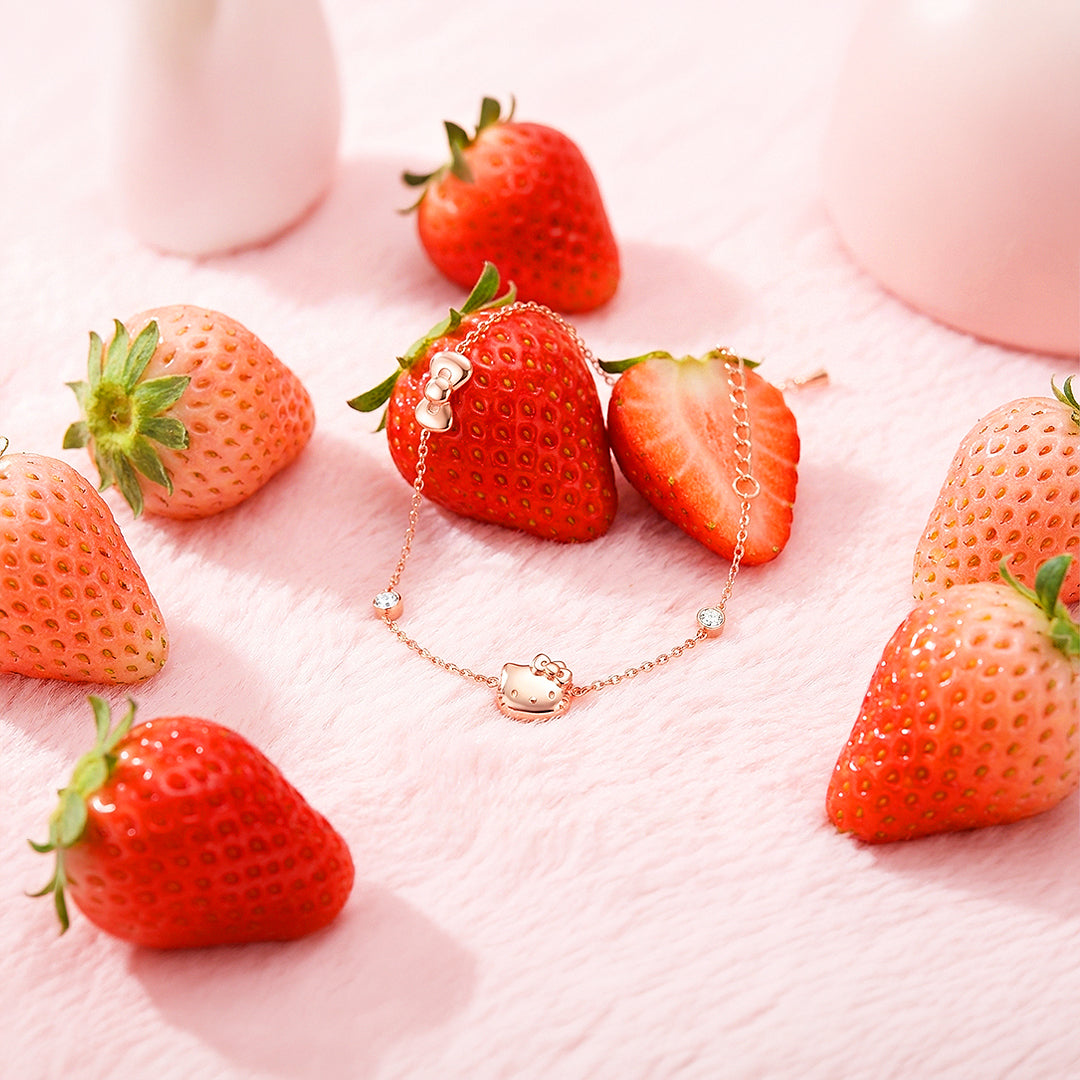 Kitty Icon Charm Bracelet | Luxe6536 - bangle | Singapore Jewellery, Wedding Rings &amp; Gifts | Same Day Delivery | Tiara.com.sg