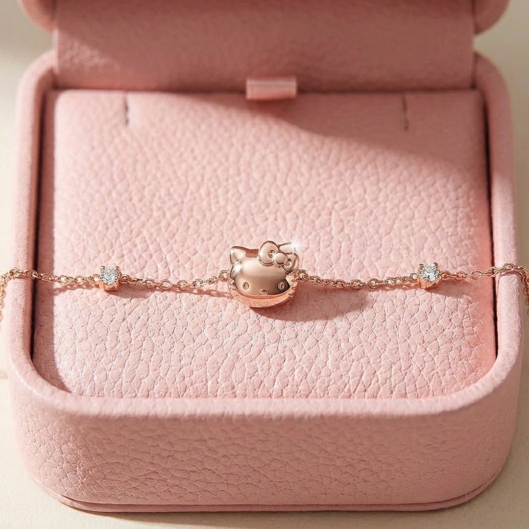 Kitty Icon Charm Bracelet | Luxe6536