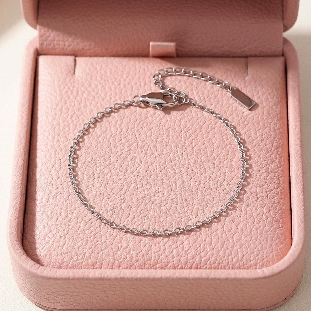 Fine Cable Chain Bracelet | Luxe6601