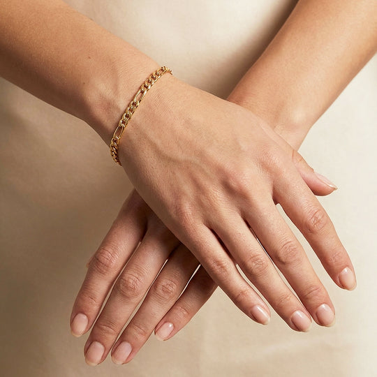 Figaro Chain Bracelet | Luxe6603