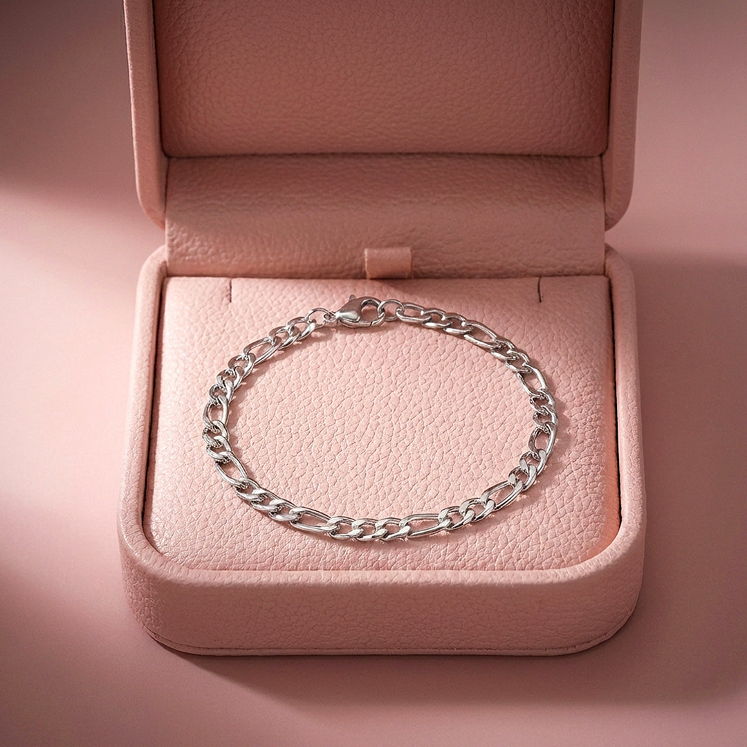 Figaro Chain Bracelet | Luxe6603