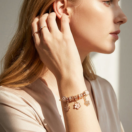 Floral Charm Bracelet | Luxe6617