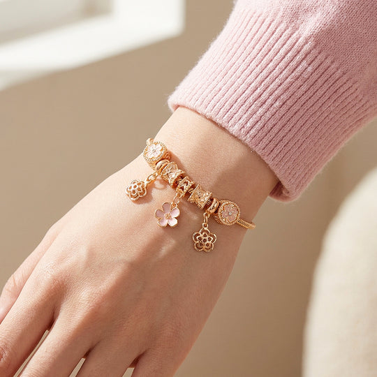 Floral Charm Bracelet | Luxe6617