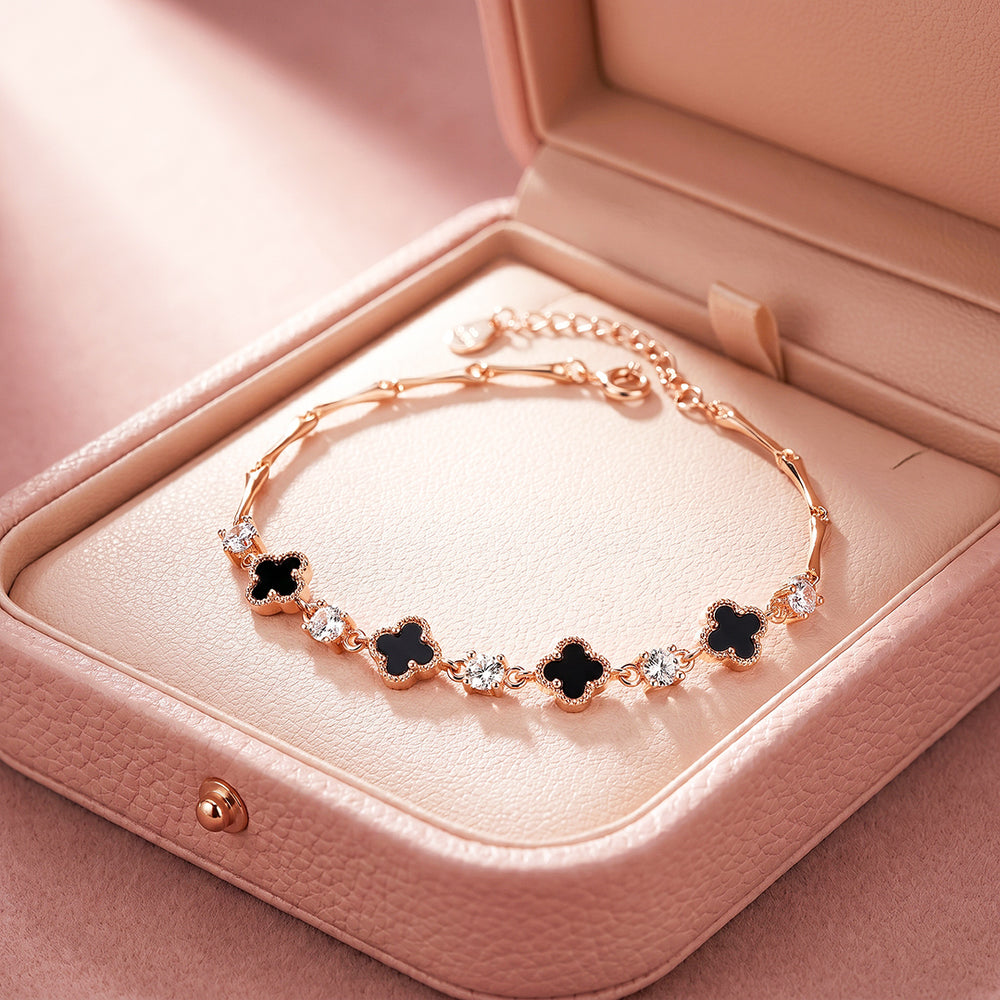 Black Clover Bracelet | Luxe6690
