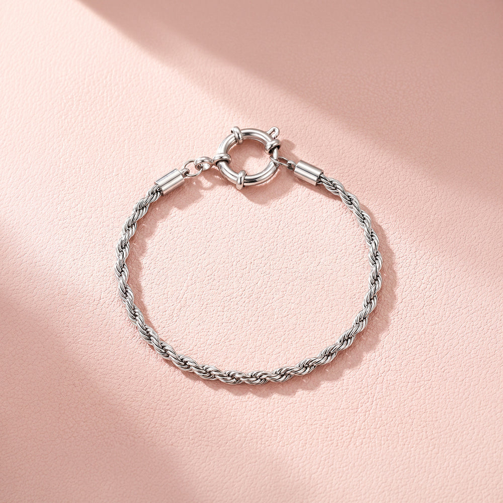 Rope Chain Bracelet with Sailor Clasp | Luxe6704