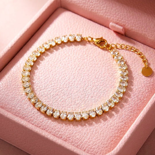 Oval Tennis Bracelet | Luxe6708