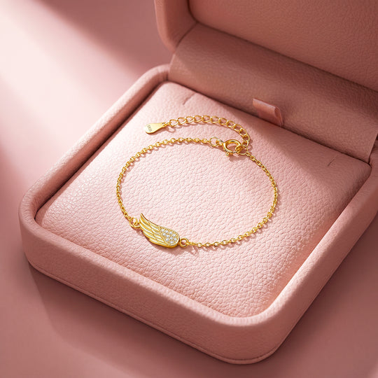 Angel Wing Chain Bracelet | Luxe6729