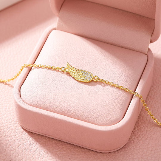Angel Wing Chain Bracelet | Luxe6729