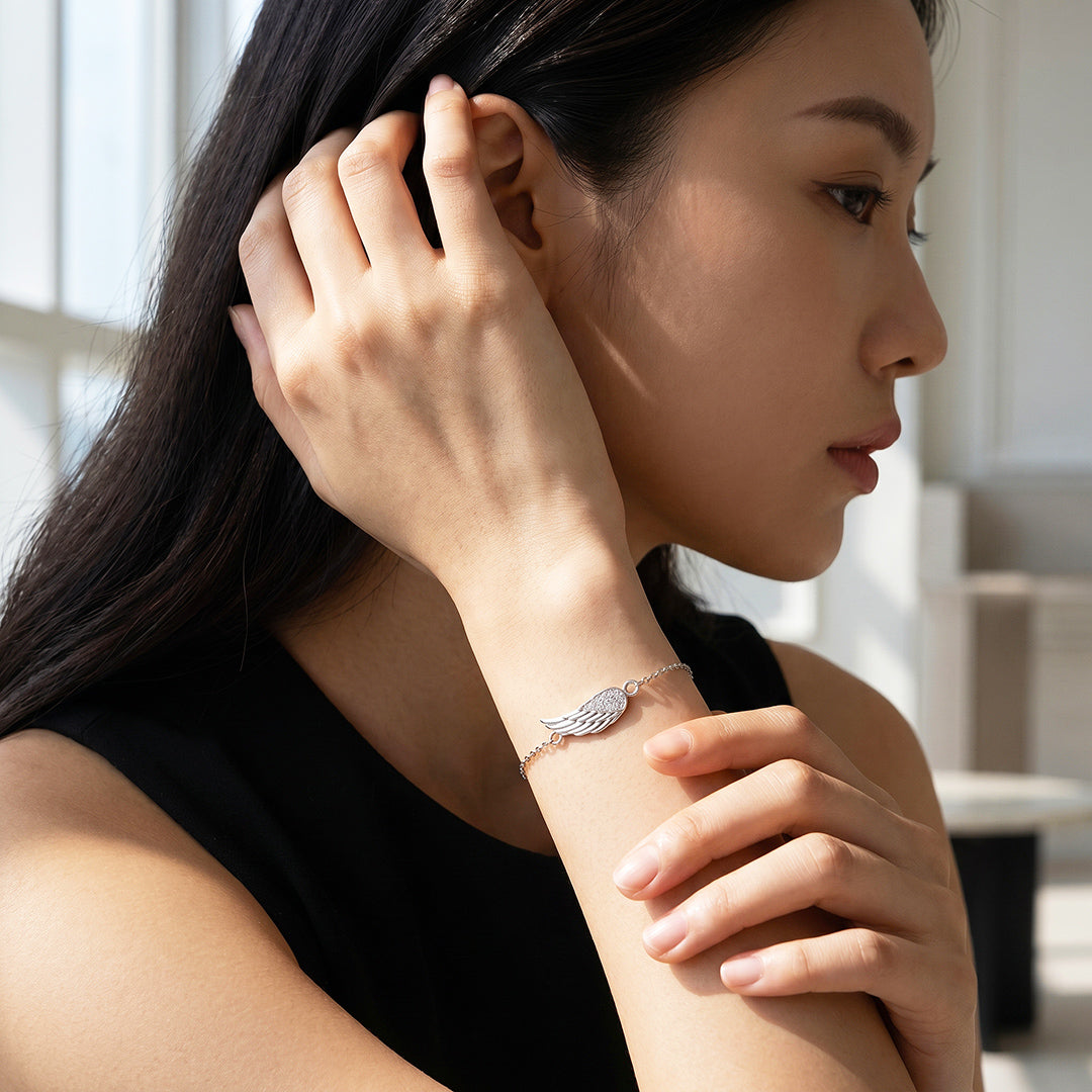 Angel Wing Chain Bracelet | Luxe6729