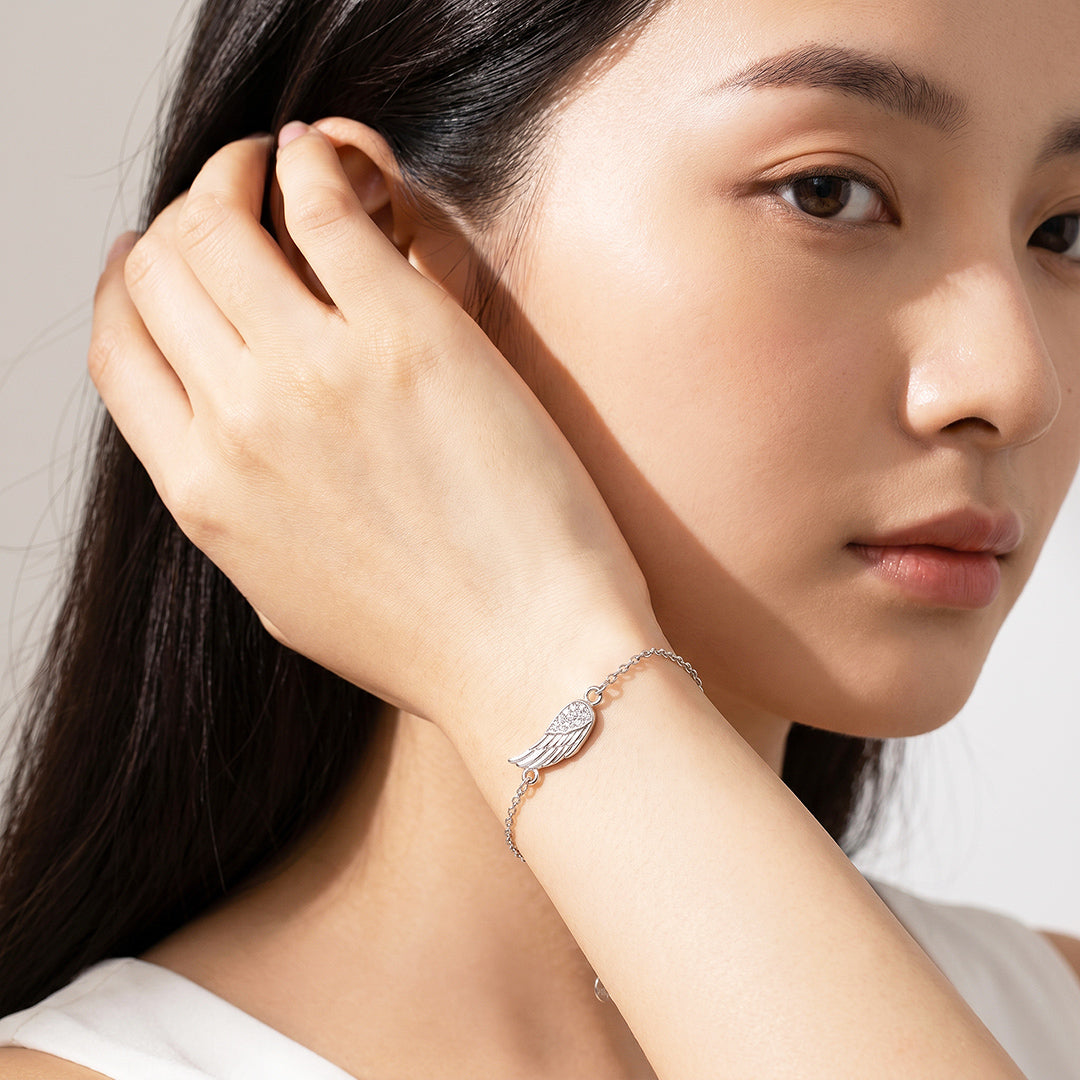Angel Wing Chain Bracelet | Luxe6729