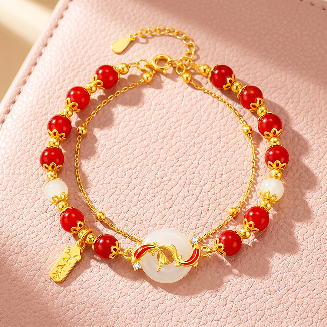Koi Pi Double-Strand Bracelet | Luxe6739